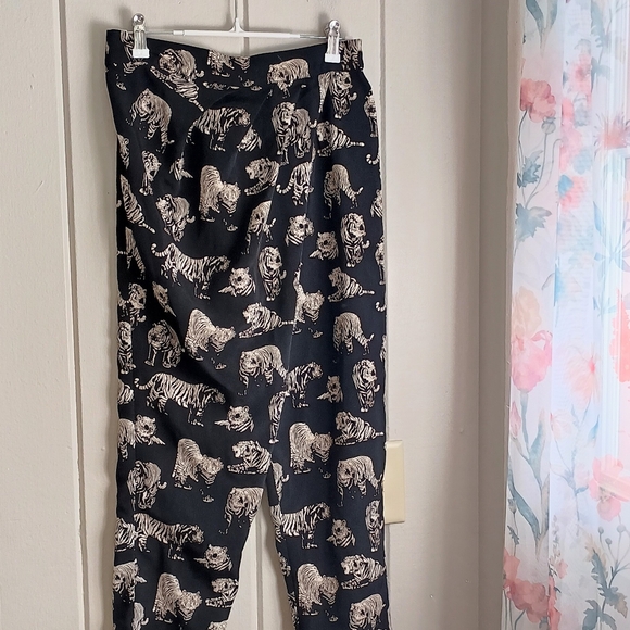 Tiger Print Harem Pants - Picture 1 of 6